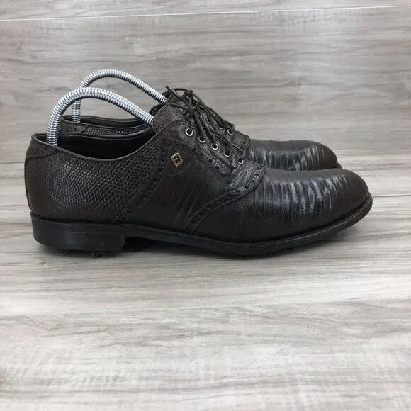 FootJoy | Shoes | Footjoy Lizard Golf Shoes Mens A Brown  display picture 1